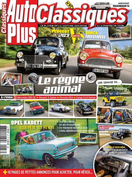Cover image for Auto Plus Classique